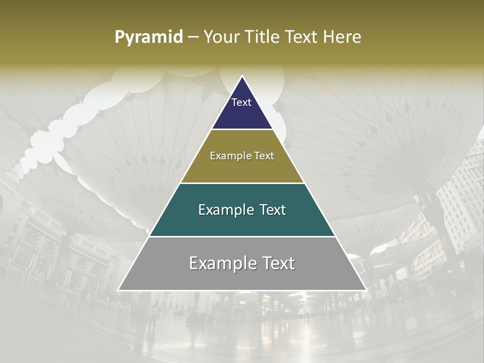 A Group Of Umbrellas That Are In The Air PowerPoint Template