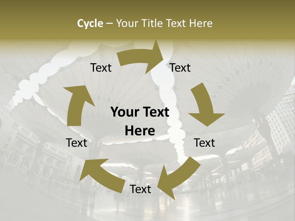 A Group Of Umbrellas That Are In The Air PowerPoint Template