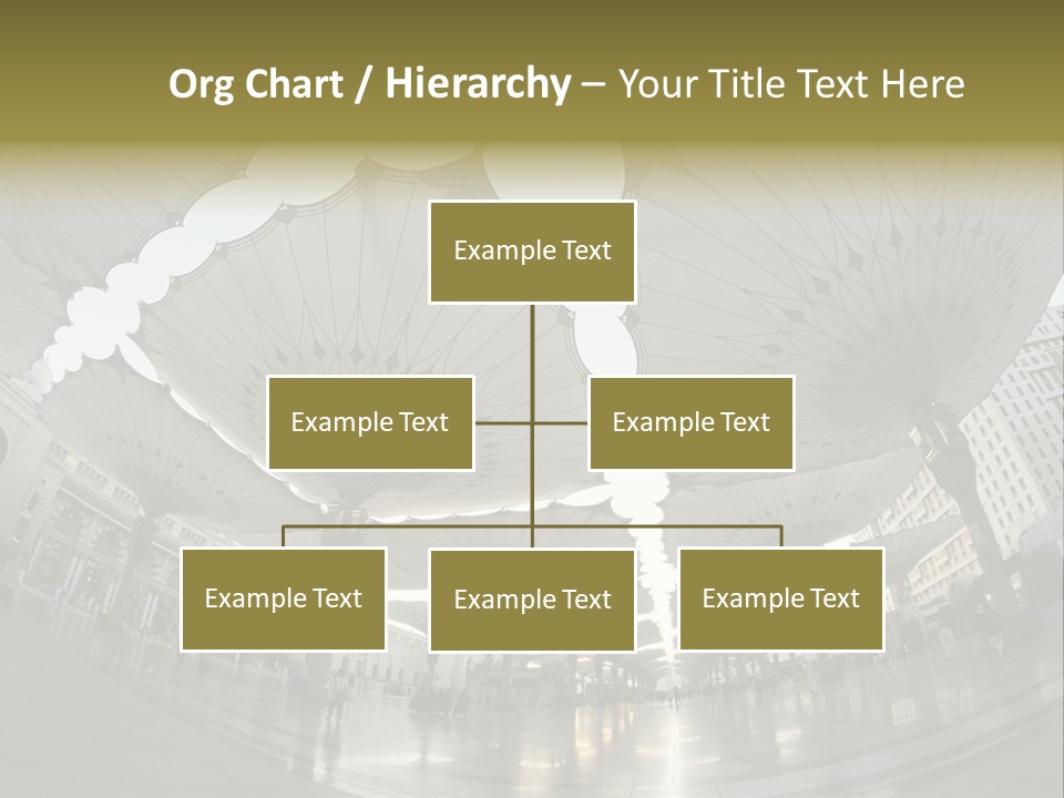 A Group Of Umbrellas That Are In The Air PowerPoint Template