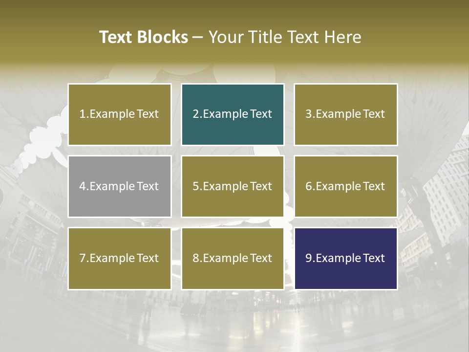 A Group Of Umbrellas That Are In The Air PowerPoint Template