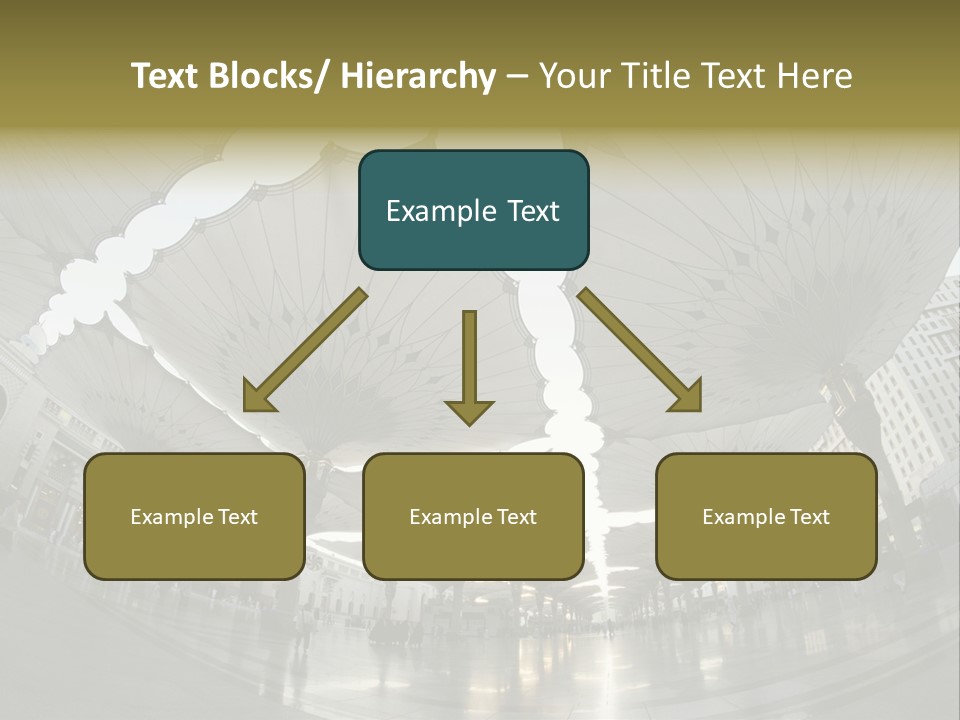 A Group Of Umbrellas That Are In The Air PowerPoint Template