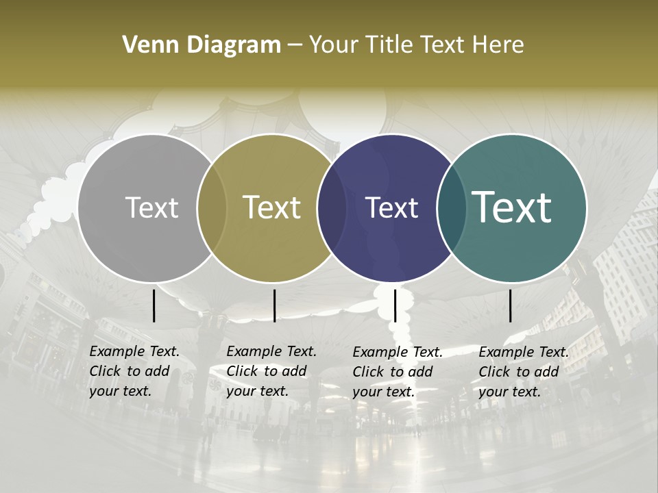 A Group Of Umbrellas That Are In The Air PowerPoint Template