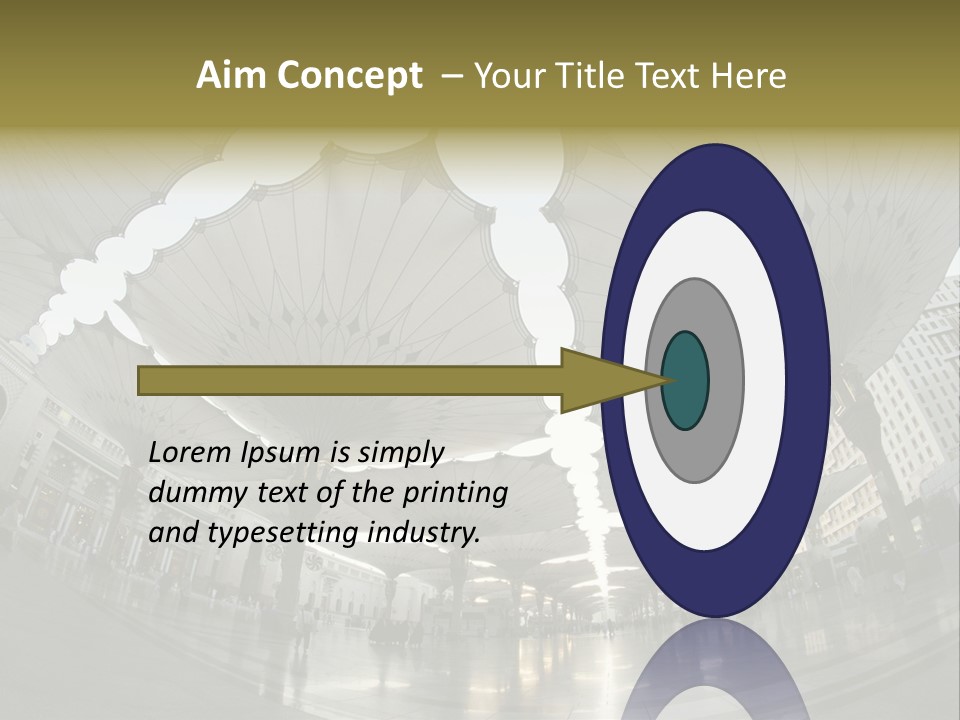 A Group Of Umbrellas That Are In The Air PowerPoint Template