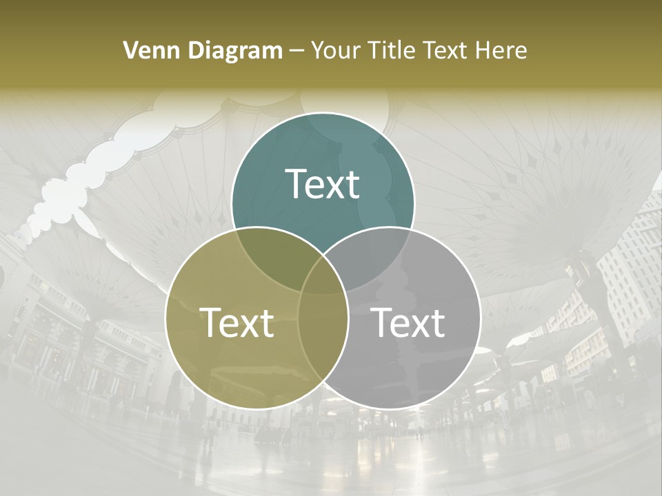 A Group Of Umbrellas That Are In The Air PowerPoint Template