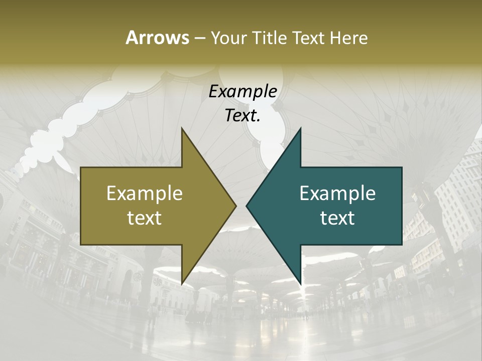 A Group Of Umbrellas That Are In The Air PowerPoint Template