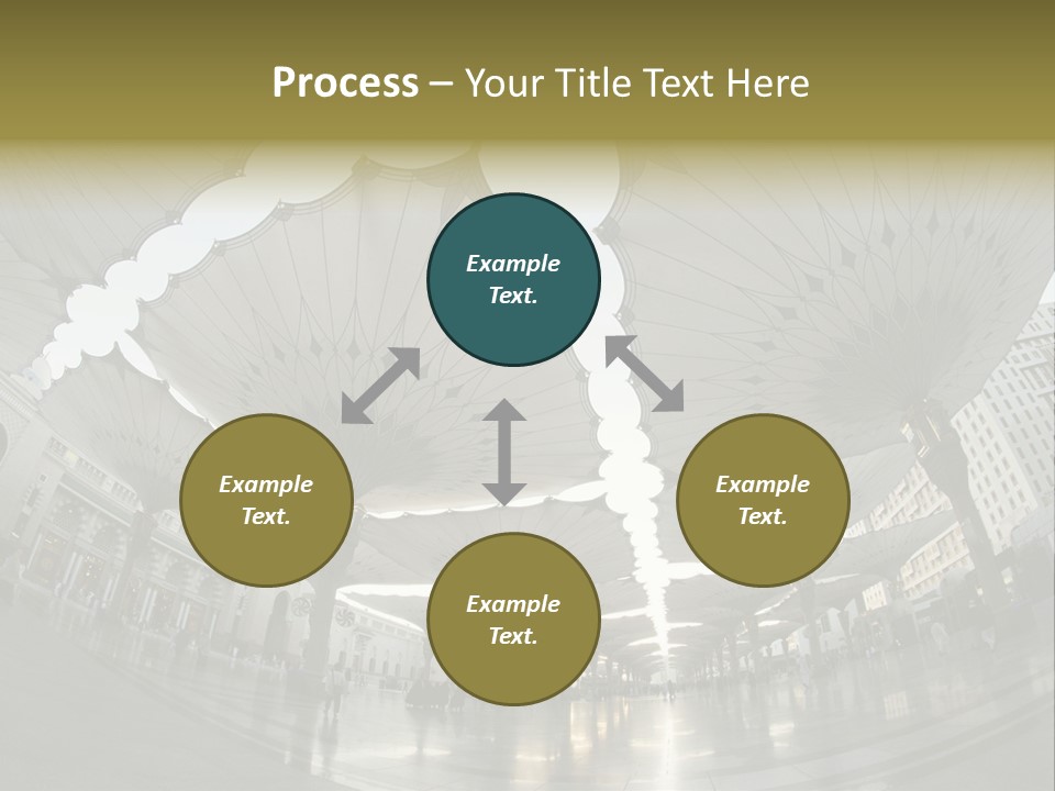 A Group Of Umbrellas That Are In The Air PowerPoint Template