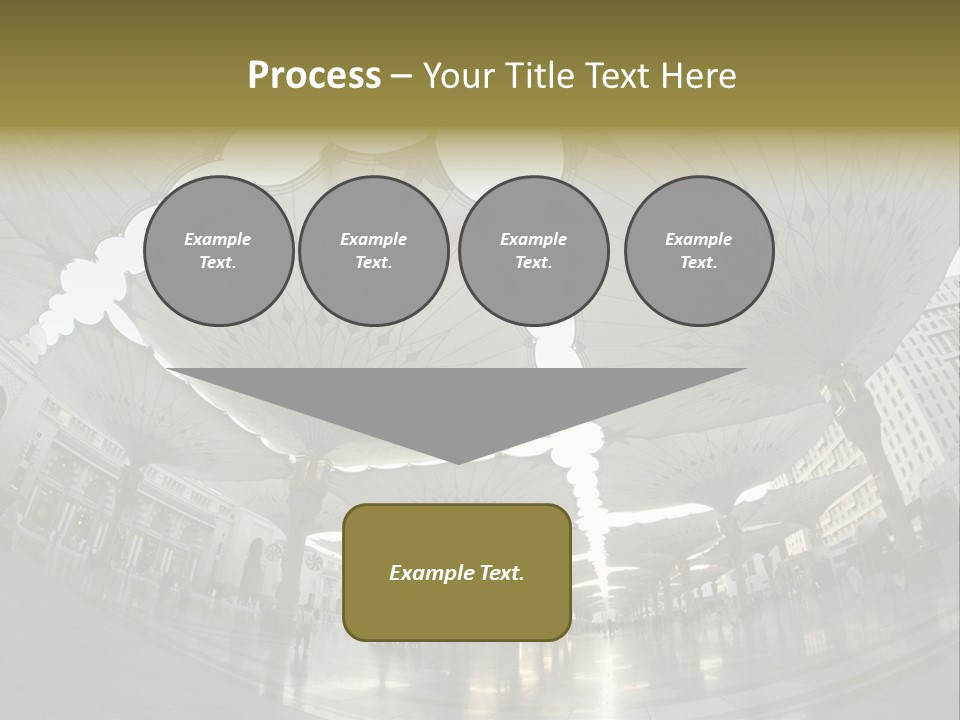 A Group Of Umbrellas That Are In The Air PowerPoint Template