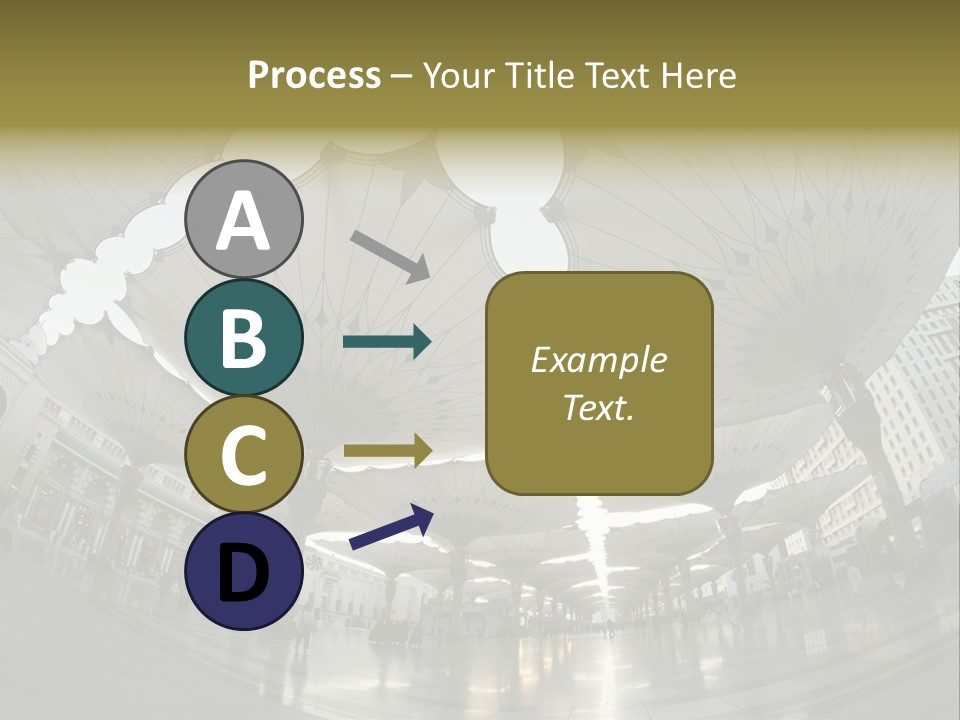 A Group Of Umbrellas That Are In The Air PowerPoint Template
