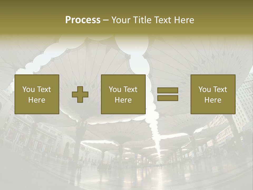 A Group Of Umbrellas That Are In The Air PowerPoint Template