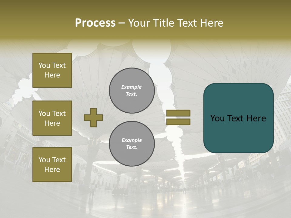 A Group Of Umbrellas That Are In The Air PowerPoint Template