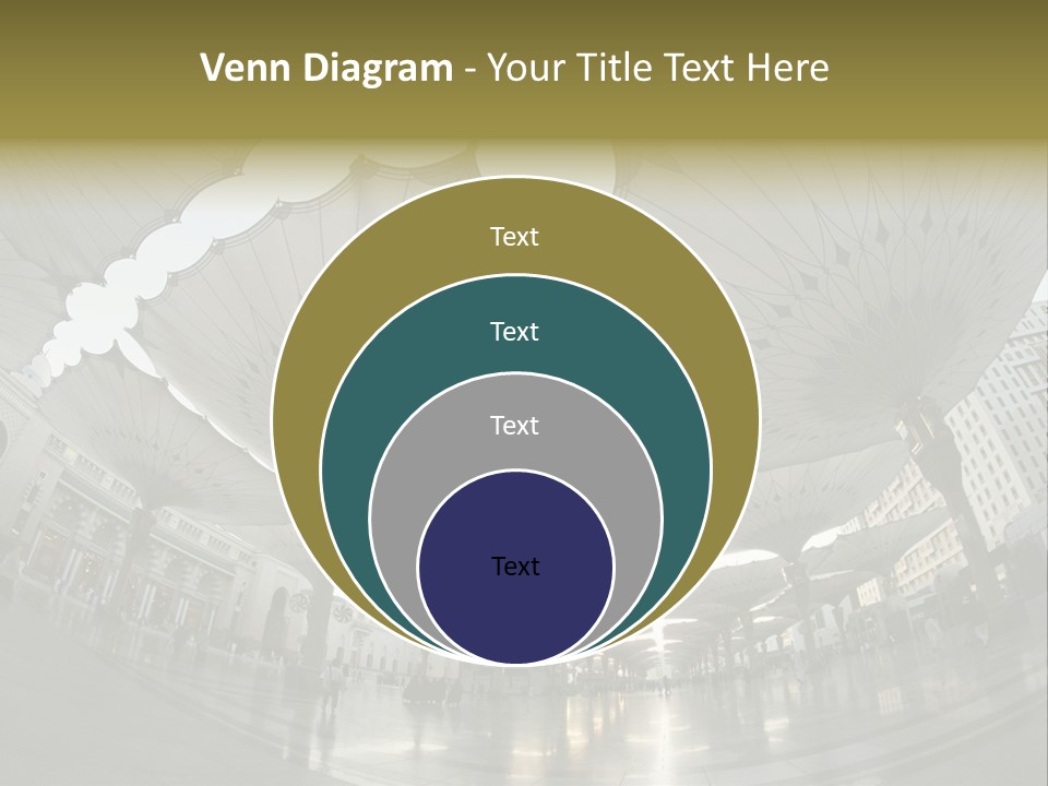 A Group Of Umbrellas That Are In The Air PowerPoint Template