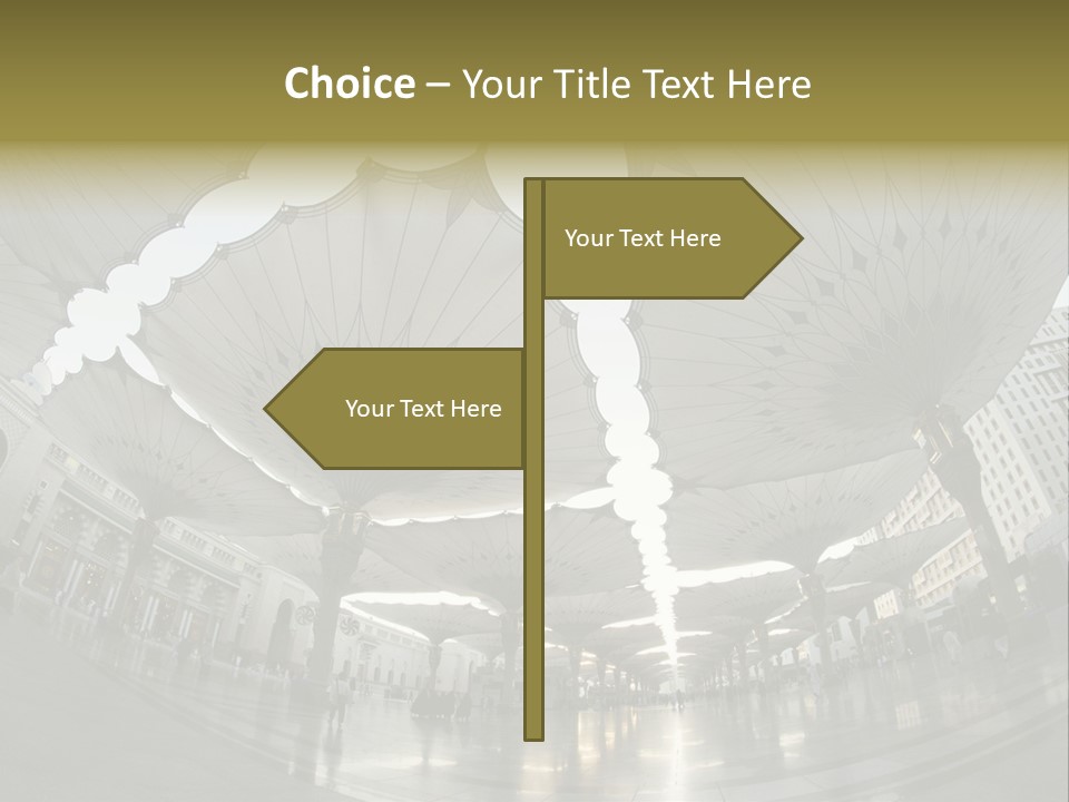 A Group Of Umbrellas That Are In The Air PowerPoint Template