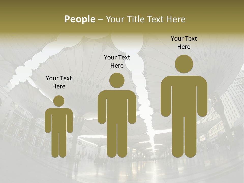 A Group Of Umbrellas That Are In The Air PowerPoint Template