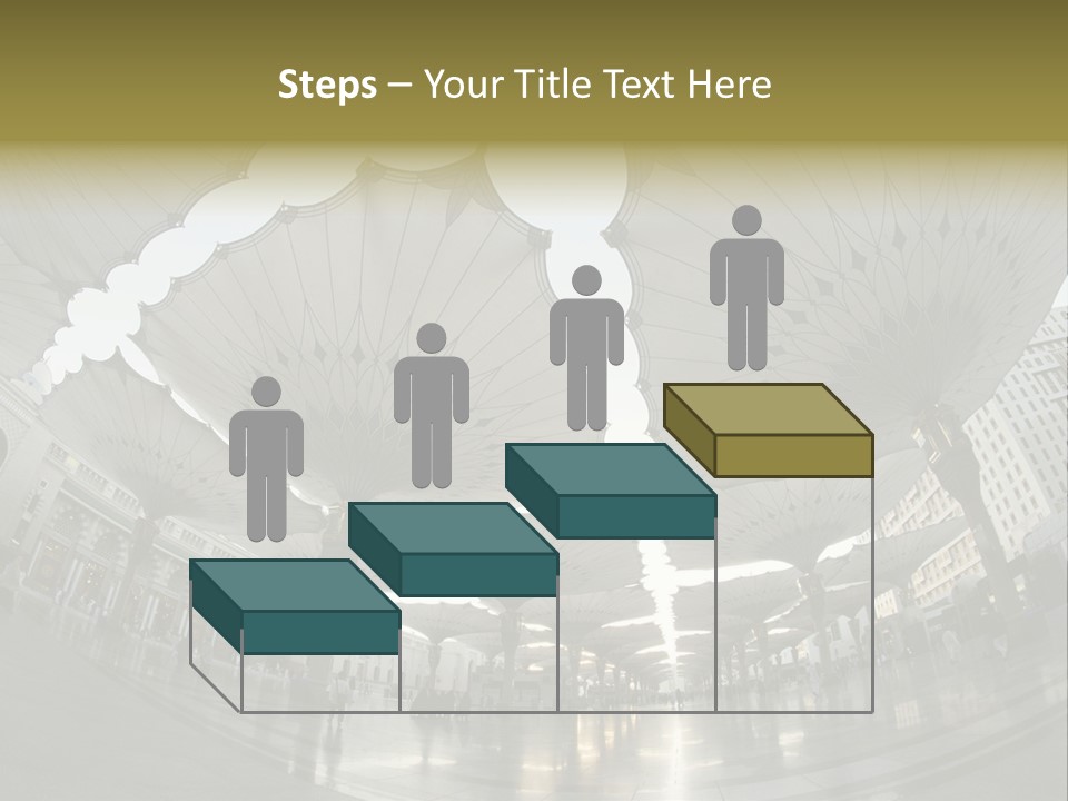 A Group Of Umbrellas That Are In The Air PowerPoint Template