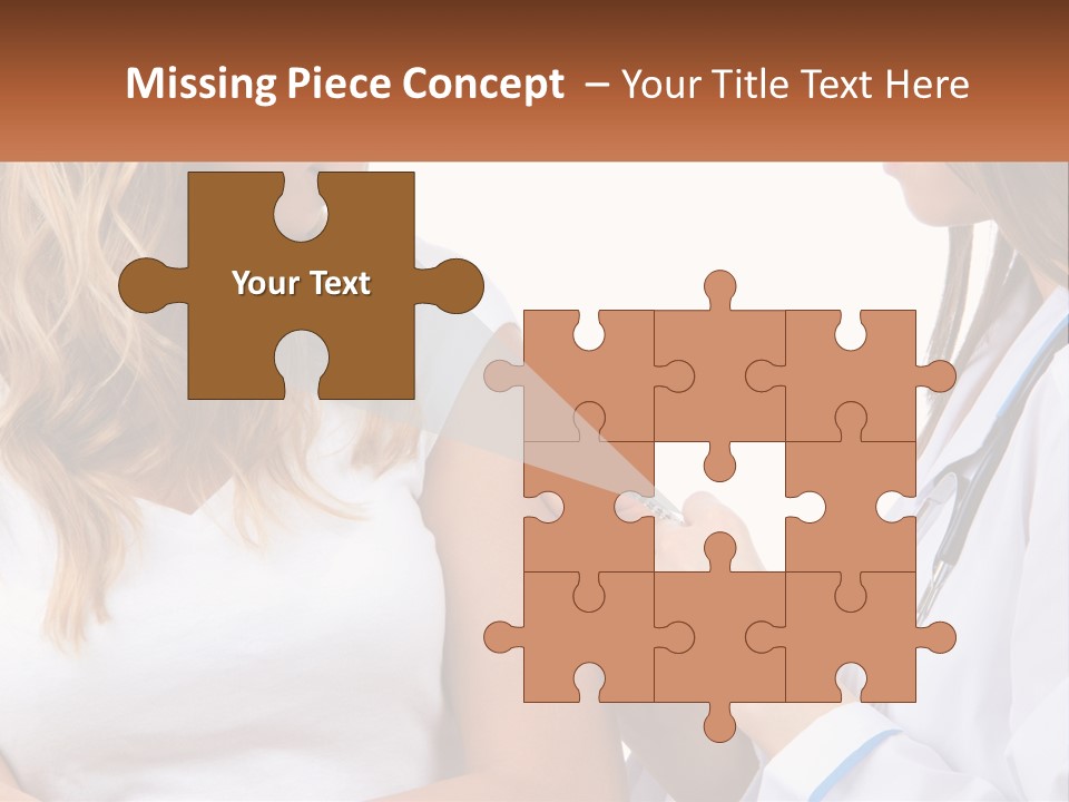 A Woman With A Stethoscope Is Talking To Another Woman PowerPoint Template