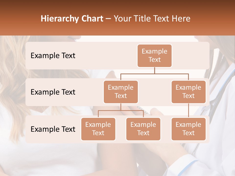 A Woman With A Stethoscope Is Talking To Another Woman PowerPoint Template