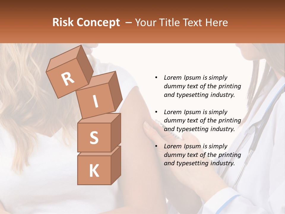 A Woman With A Stethoscope Is Talking To Another Woman PowerPoint Template