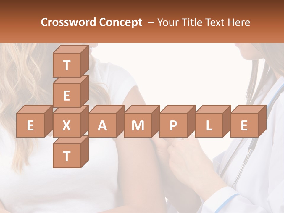 A Woman With A Stethoscope Is Talking To Another Woman PowerPoint Template