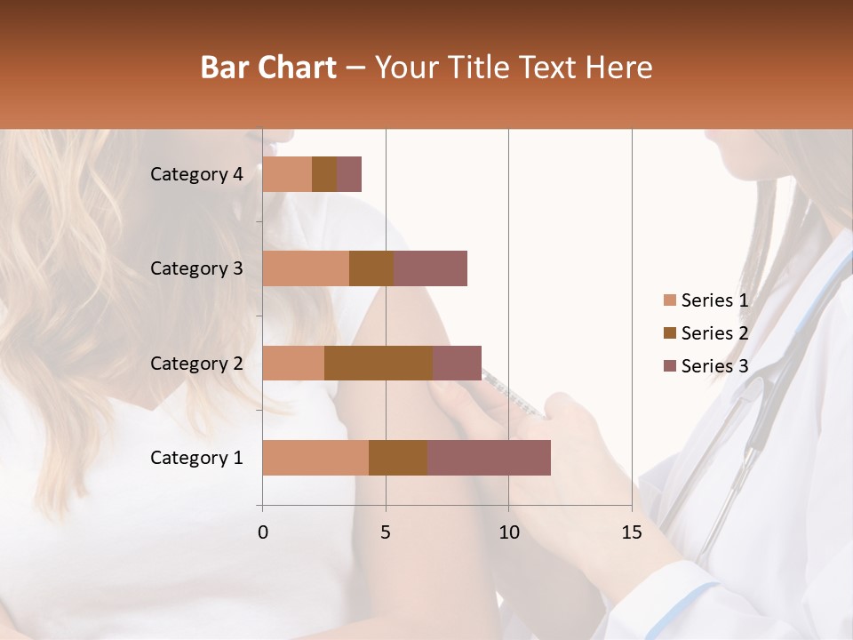 A Woman With A Stethoscope Is Talking To Another Woman PowerPoint Template