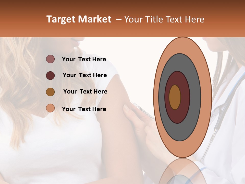 A Woman With A Stethoscope Is Talking To Another Woman PowerPoint Template