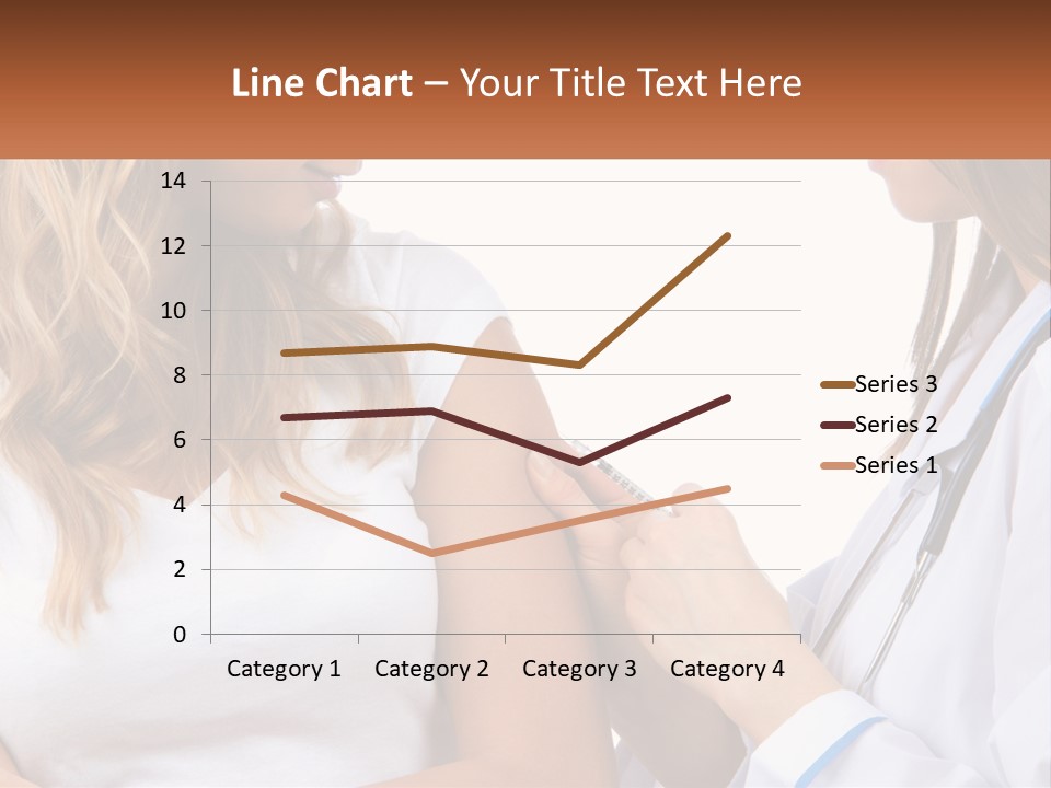 A Woman With A Stethoscope Is Talking To Another Woman PowerPoint Template