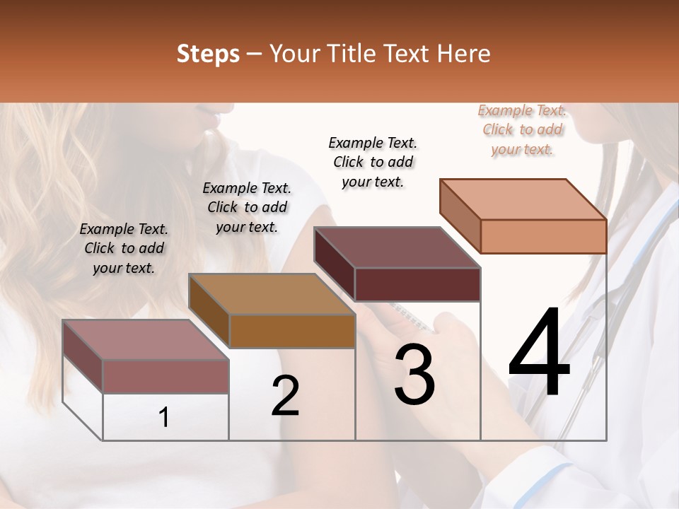 A Woman With A Stethoscope Is Talking To Another Woman PowerPoint Template