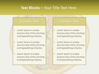 A Picture Of An Orange And Almonds On A White Background PowerPoint Template
