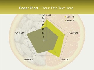 A Picture Of An Orange And Almonds On A White Background PowerPoint Template