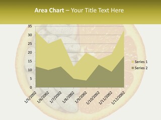 A Picture Of An Orange And Almonds On A White Background PowerPoint Template