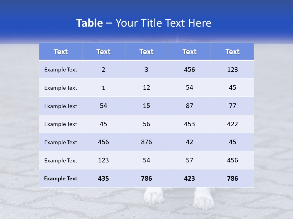 A Brown And White Dog Holding A Stick In Its Mouth PowerPoint Template