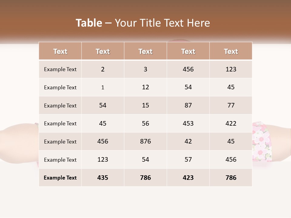 A Woman With Pink Gloves Is Smiling For The Camera PowerPoint Template