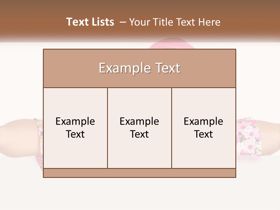 A Woman With Pink Gloves Is Smiling For The Camera PowerPoint Template