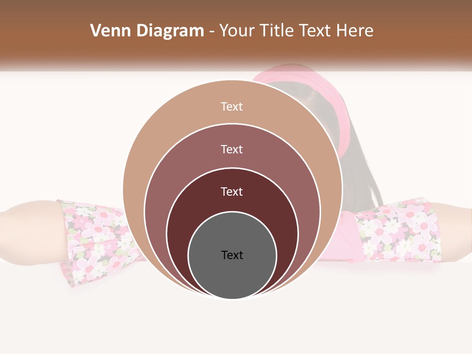 A Woman With Pink Gloves Is Smiling For The Camera PowerPoint Template