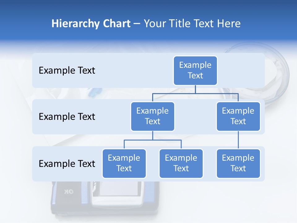 A Blue Camera Sitting On Top Of A White Table PowerPoint Template