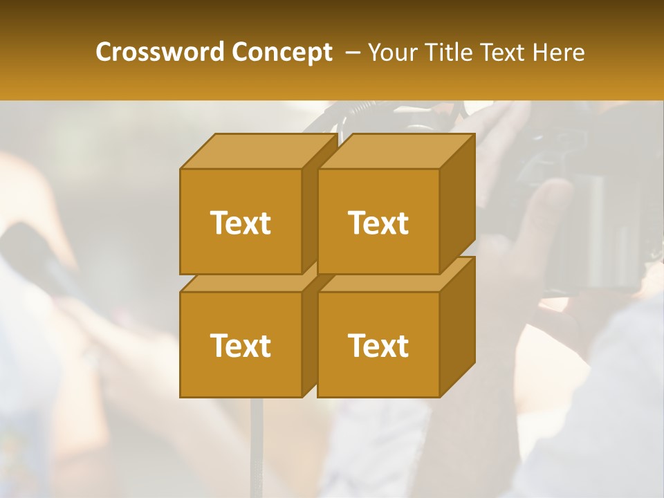 A Person Holding A Camera Up To Take A Picture PowerPoint Template