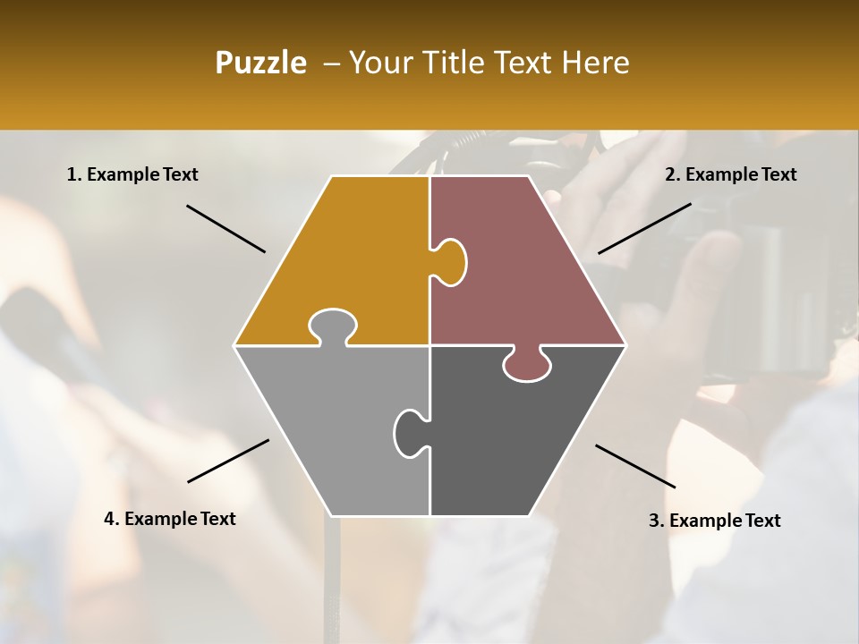 A Person Holding A Camera Up To Take A Picture PowerPoint Template