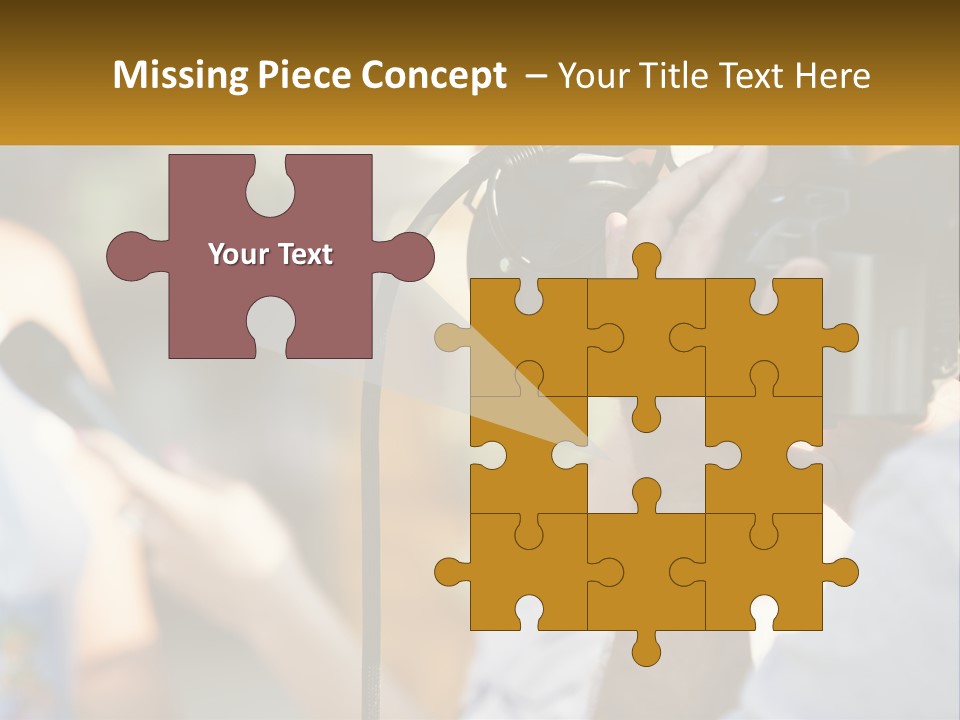 A Person Holding A Camera Up To Take A Picture PowerPoint Template