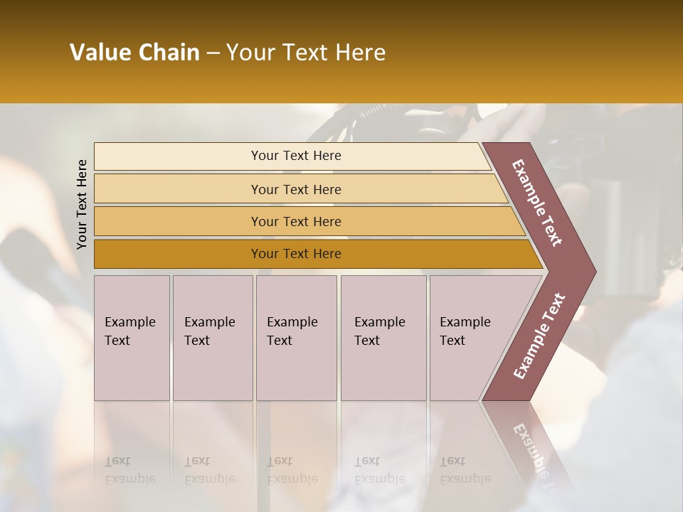 A Person Holding A Camera Up To Take A Picture PowerPoint Template