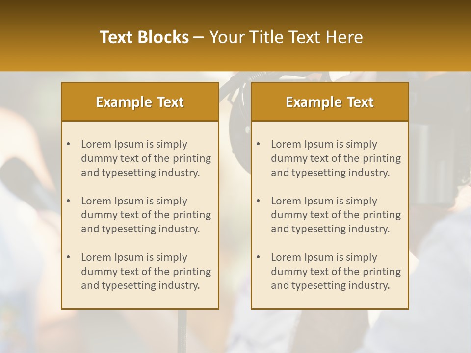 A Person Holding A Camera Up To Take A Picture PowerPoint Template