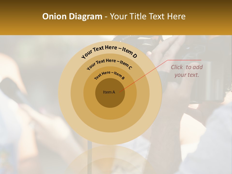 A Person Holding A Camera Up To Take A Picture PowerPoint Template