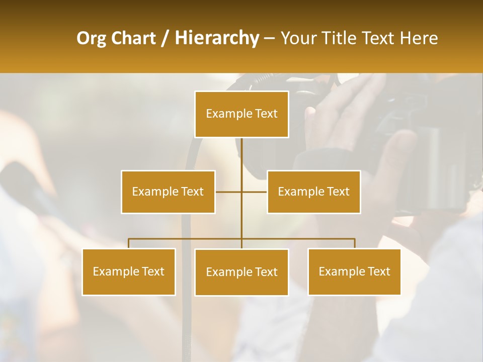 A Person Holding A Camera Up To Take A Picture PowerPoint Template