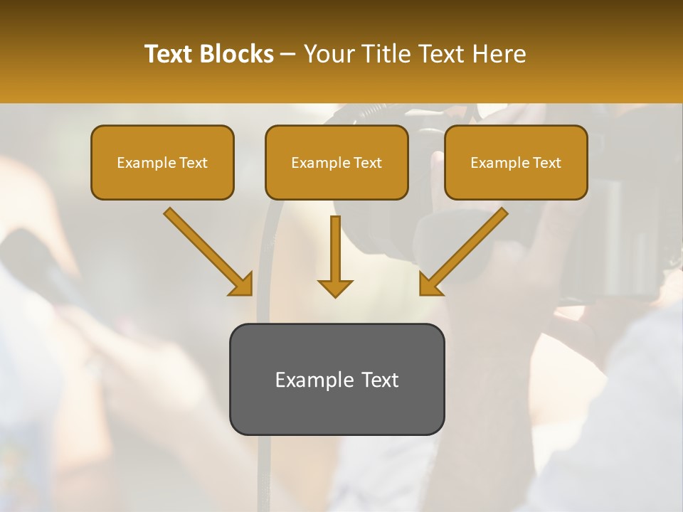 A Person Holding A Camera Up To Take A Picture PowerPoint Template