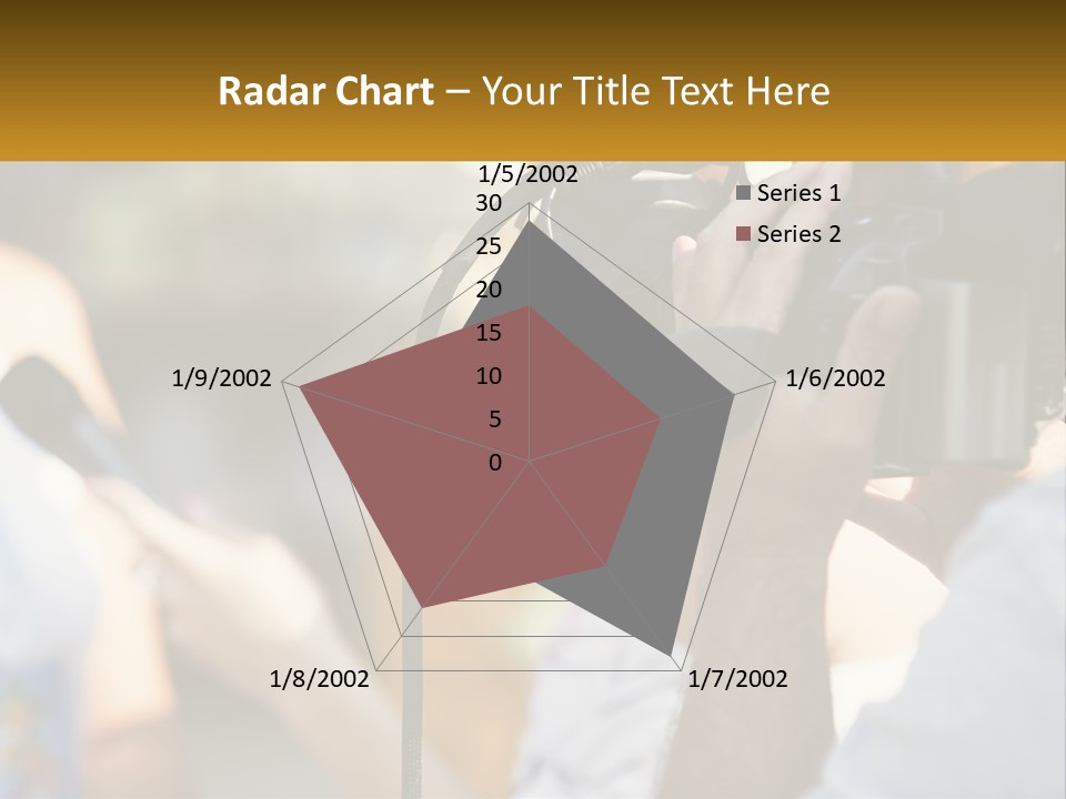 A Person Holding A Camera Up To Take A Picture PowerPoint Template