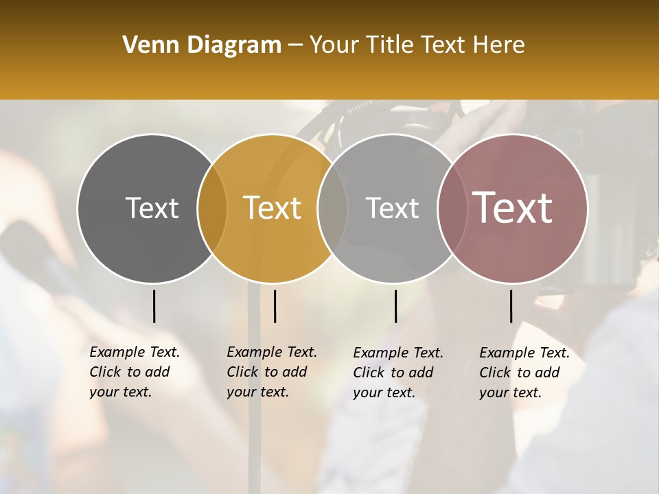 A Person Holding A Camera Up To Take A Picture PowerPoint Template