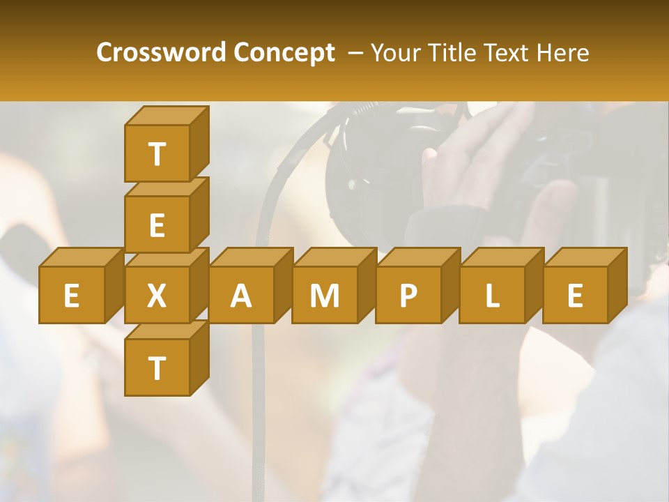 A Person Holding A Camera Up To Take A Picture PowerPoint Template