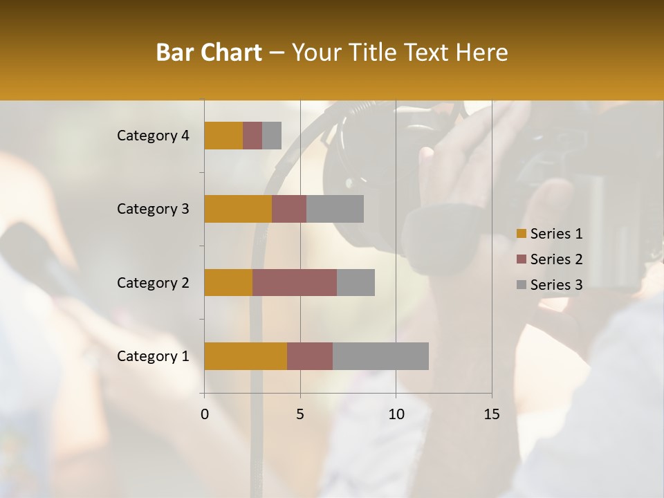 A Person Holding A Camera Up To Take A Picture PowerPoint Template