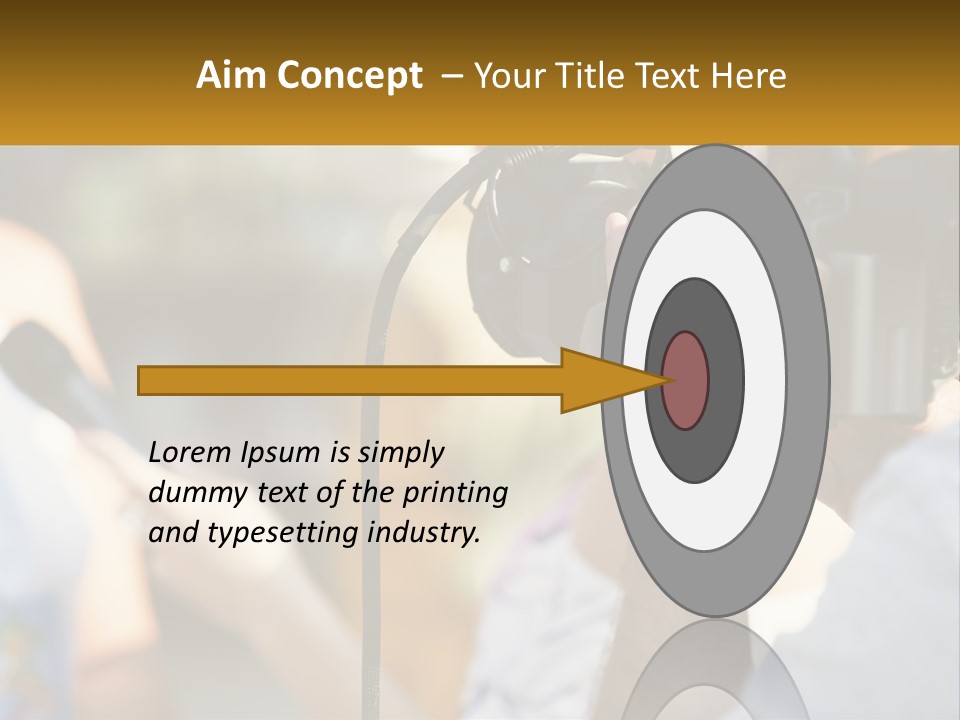 A Person Holding A Camera Up To Take A Picture PowerPoint Template