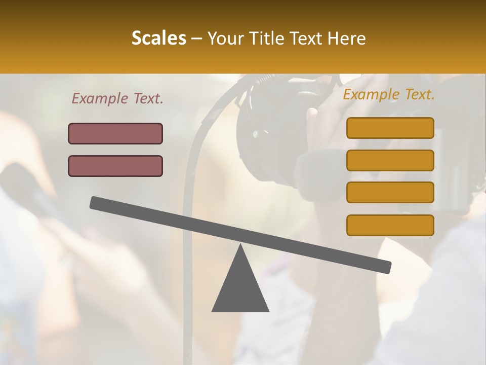 A Person Holding A Camera Up To Take A Picture PowerPoint Template