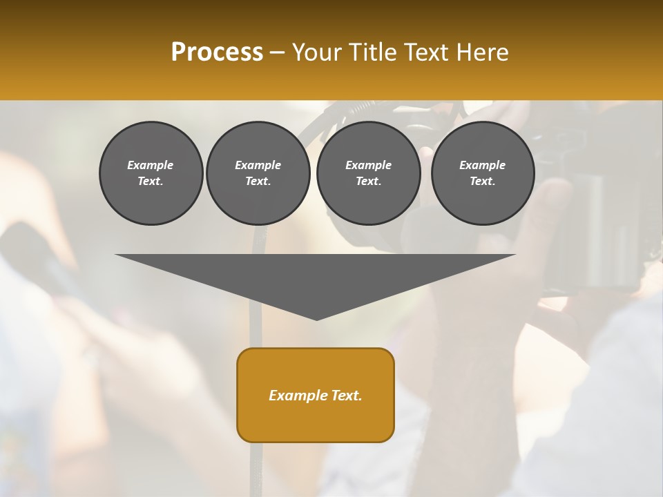 A Person Holding A Camera Up To Take A Picture PowerPoint Template