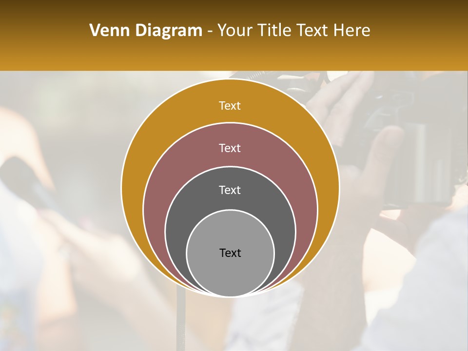 A Person Holding A Camera Up To Take A Picture PowerPoint Template